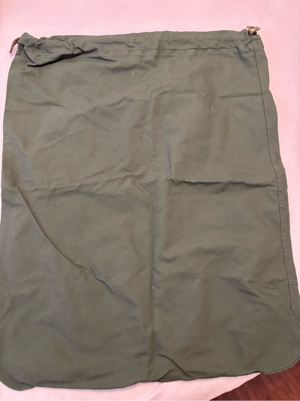 Military cotton barracks bag